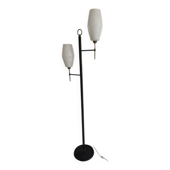 Vintage two-light floor lamp