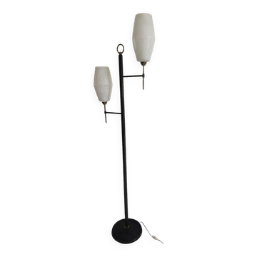 Vintage two-light floor lamp