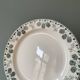 Set of 3 round dishes XIXth, Boch Frères Keramis, Trifolium model