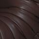 Togo 3 seater sofa in brown leather designed by Michel Ducaroy 1973