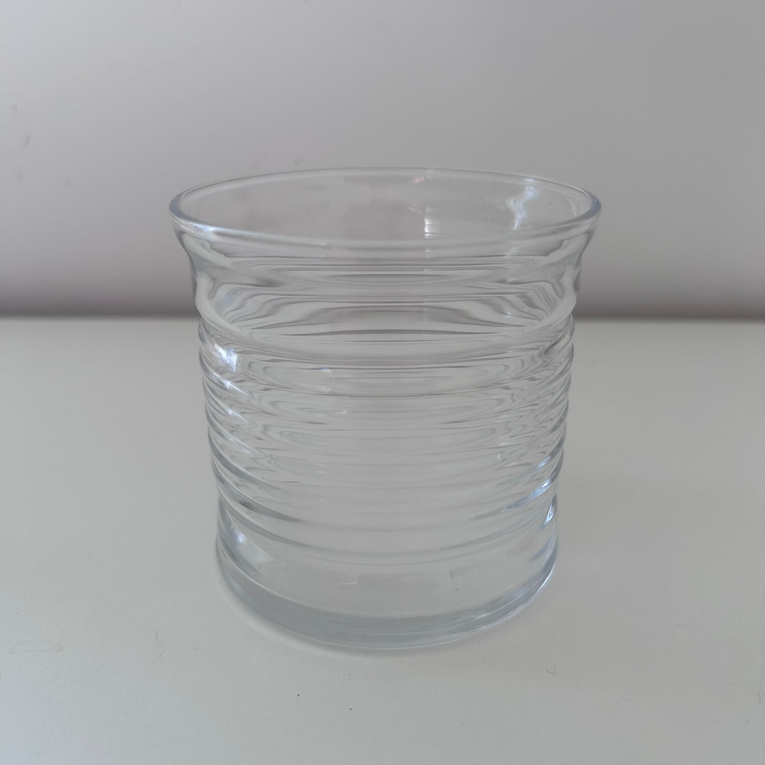 Set of 6 striped glasses