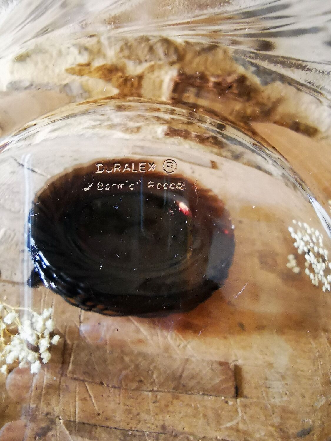 Duralex dessert plates, Smoked glass