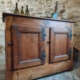 Antique Louis XVI sideboard – 18th century – Solid pine kitchen island – 1