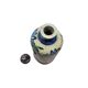 Antique Persian Qajar Ceramic Round Bottle, Circa 1900
