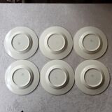 Set of 6 vintage dessert plates