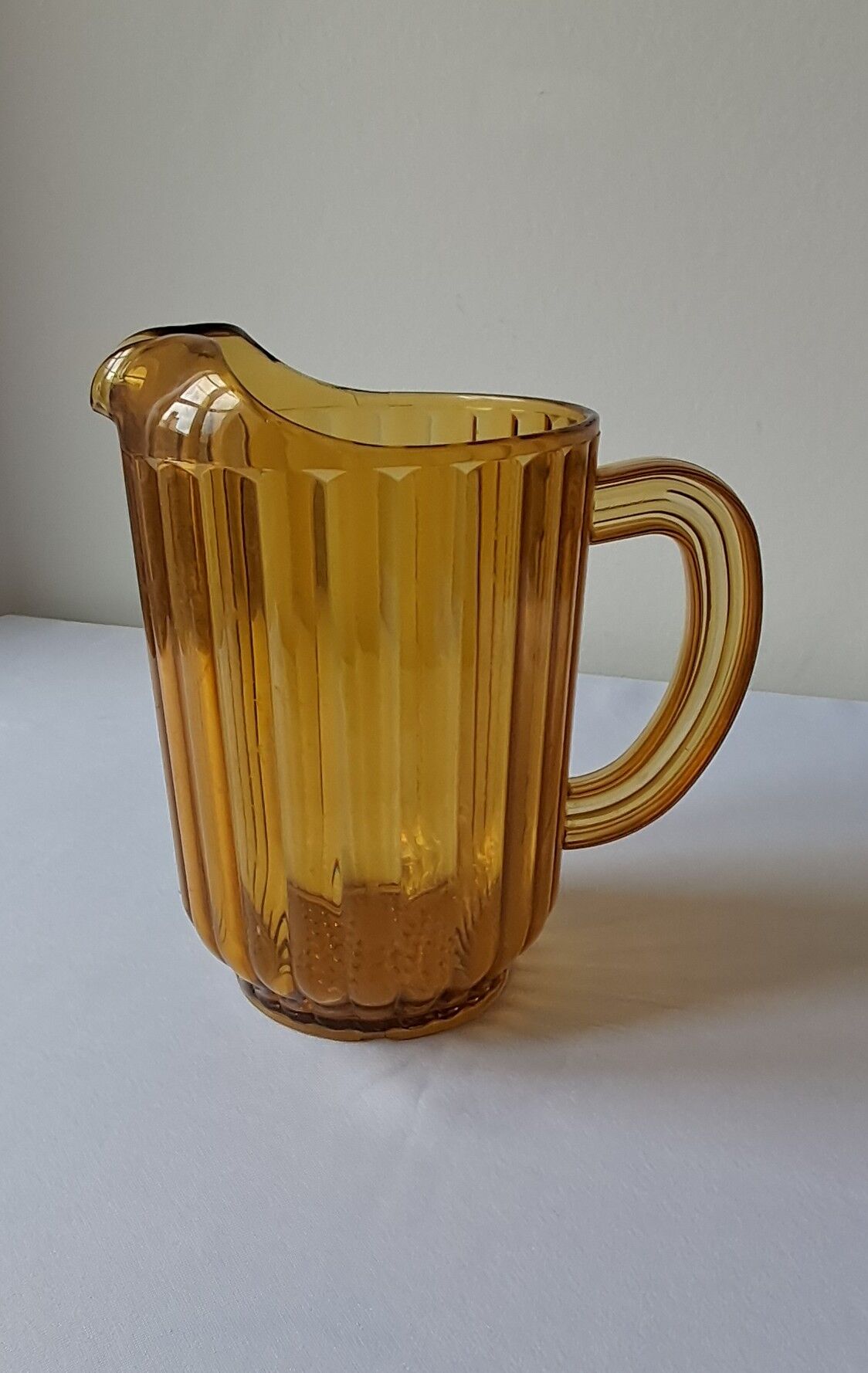 Amber polycarbonate jug. Vintage