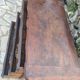 Crossbow chest of drawers in walnut, 18th century period