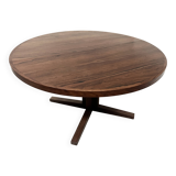 Scandinavian dining table in rosewood veneer "by John MORTENSEN"