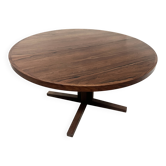 Scandinavian dining table in rosewood veneer "by John MORTENSEN"