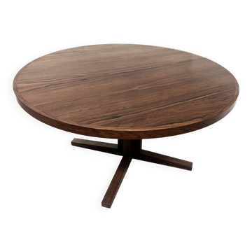 Table a manger Scandinave en placage de palissandre "par John MORTENSEN "
