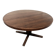 Scandinavian dining table in rosewood veneer "by John MORTENSEN"