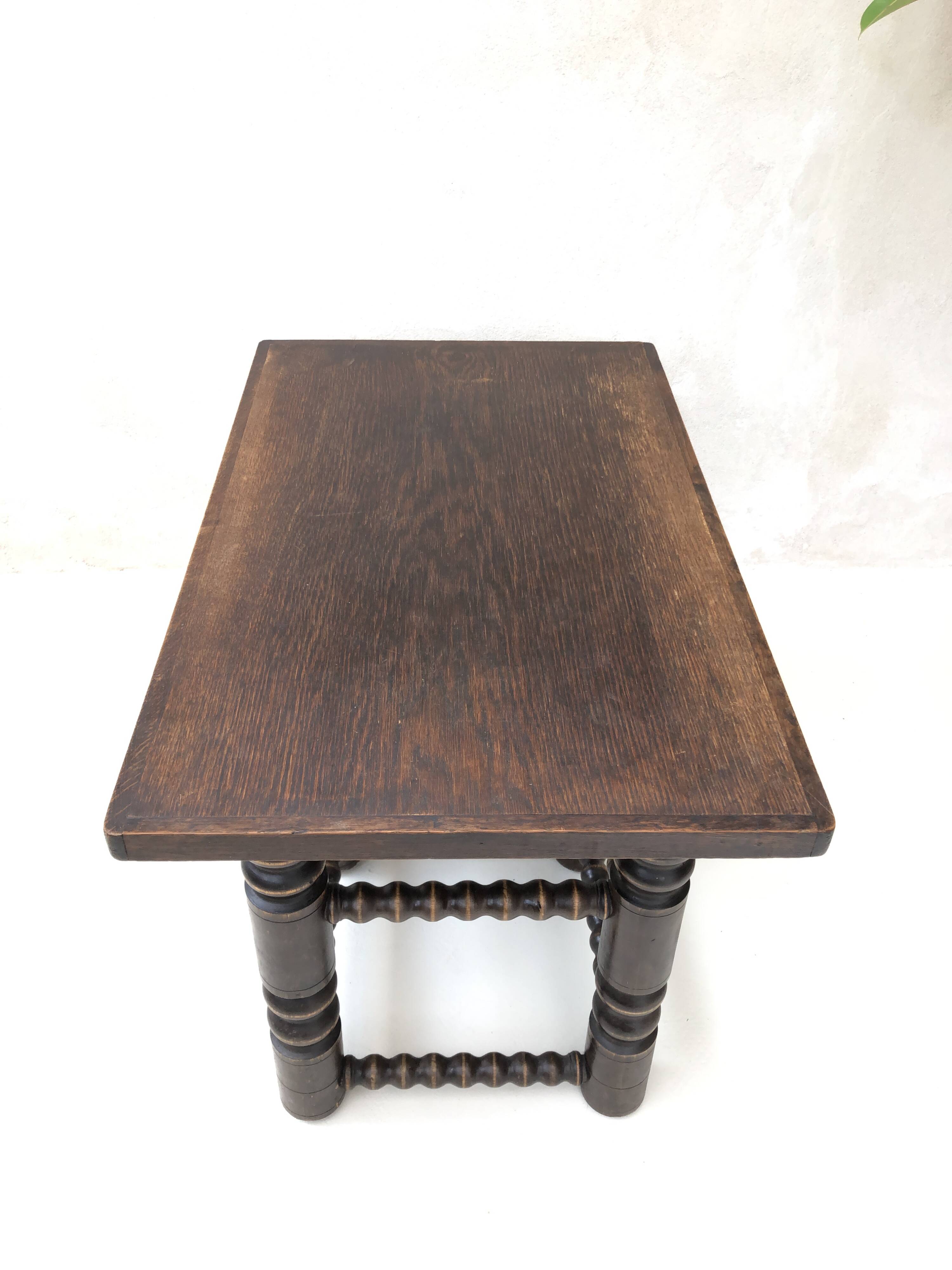 Decorative wooden coffee table