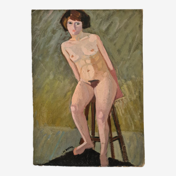 Portrait de nue au tabouret 1923