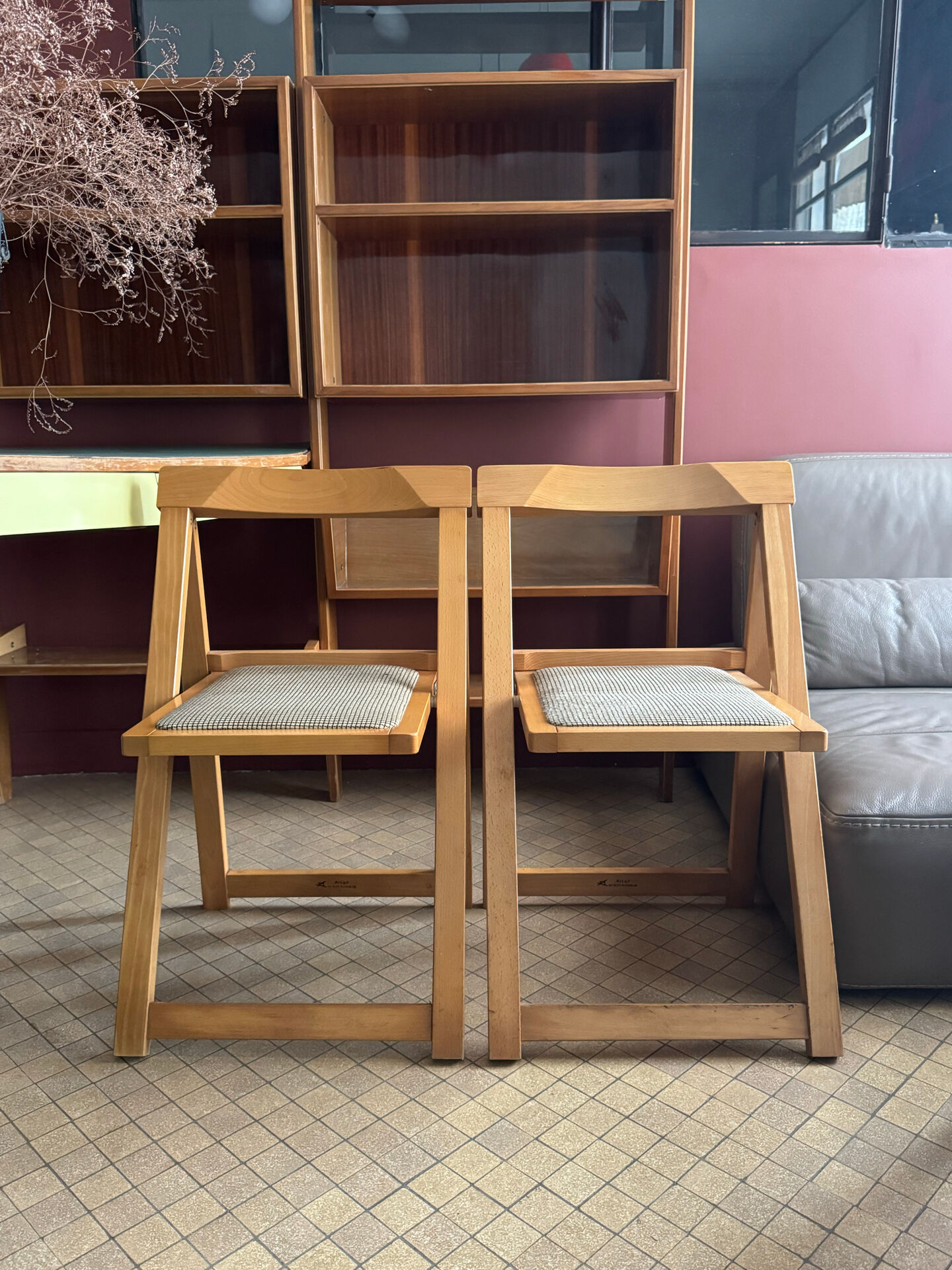 2 chaises pliante