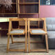 2 chaises pliante
