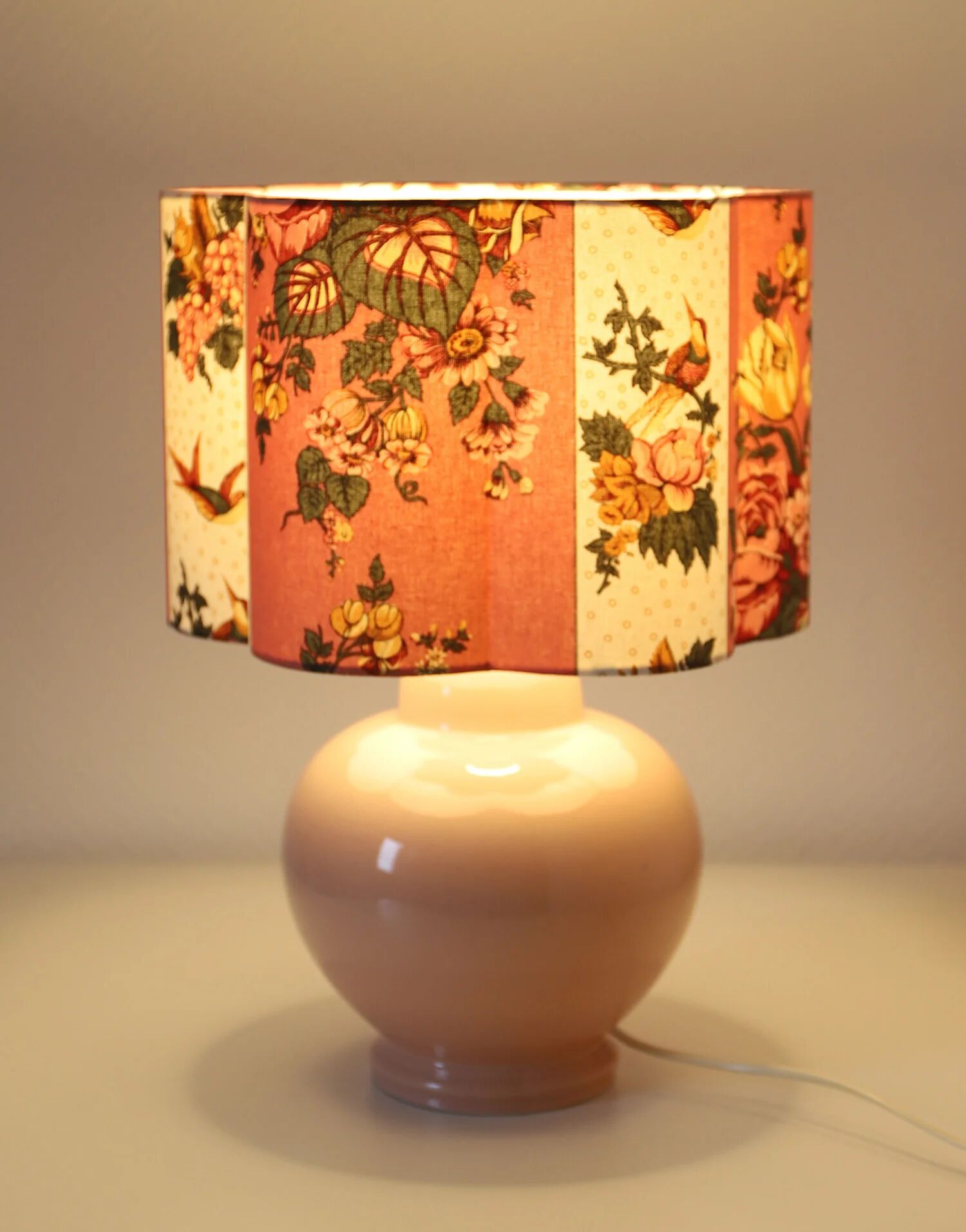 Abat-jour forme fleur Flora "Ormois"