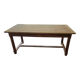 Farm table in solid pine with two drawers – 19th century