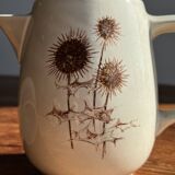 Sarreguemines teapot with thistle patterns H20