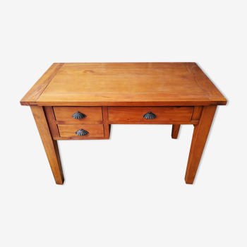 Old solid wood desk