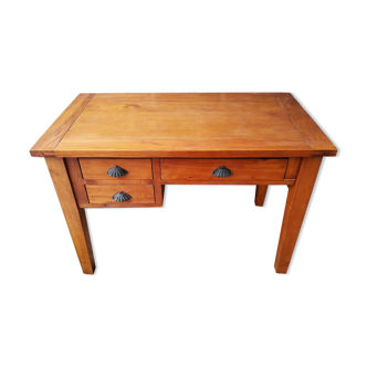 Old solid wood desk