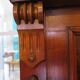 Very Buffet 1900 - Napoléon III - Walnut veneer - 1 drawer - 2 doors
