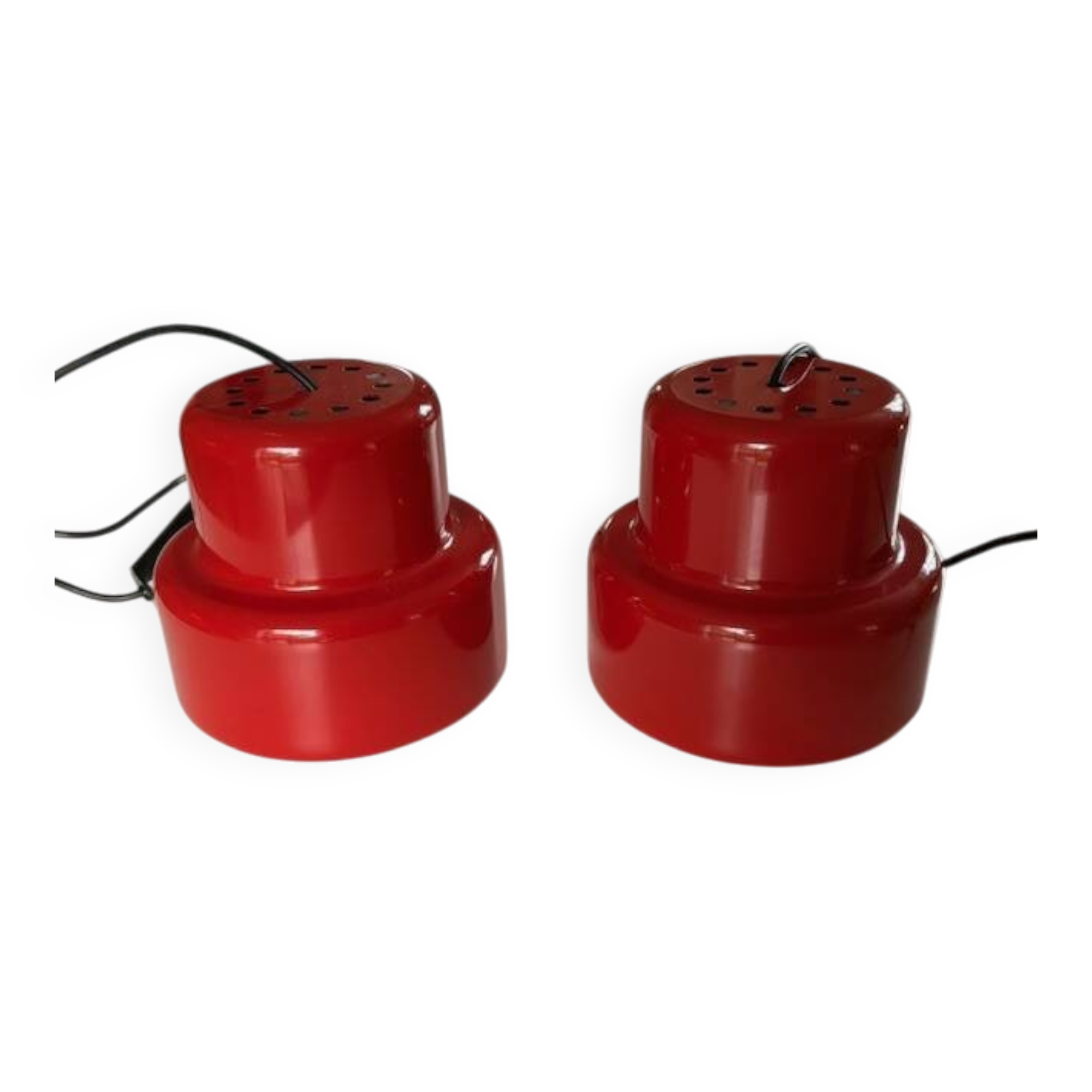 2 suspensions "Poker" de Jo Hammerborg- Danemark années 70