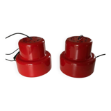 2 "Poker" pendant lights by Jo Hammerborg - Denmark 1970s