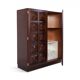 Dark mahogany rough bar furniture 1970