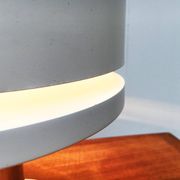 Minimalist table lamps from the German mid-century space age by Kaiser Idell / Kaiser Leuchten, 1960s, set of 2.