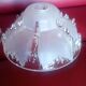 Ezan france 2x lampshade frosted glass & clear glaze
