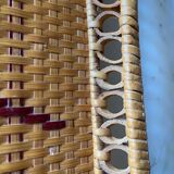 Vintage woven rattan top