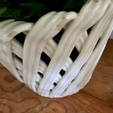 Braided ceramic pot cover