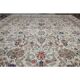 1960s Persian Handmade Wool Cotton Beige Oversized Area Rug 269x385