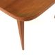 Table de salle à manger scandinave en teck, Suède, 1960