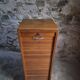 Armoire à rideau vintage en chêne | France | 1960s–1970s
