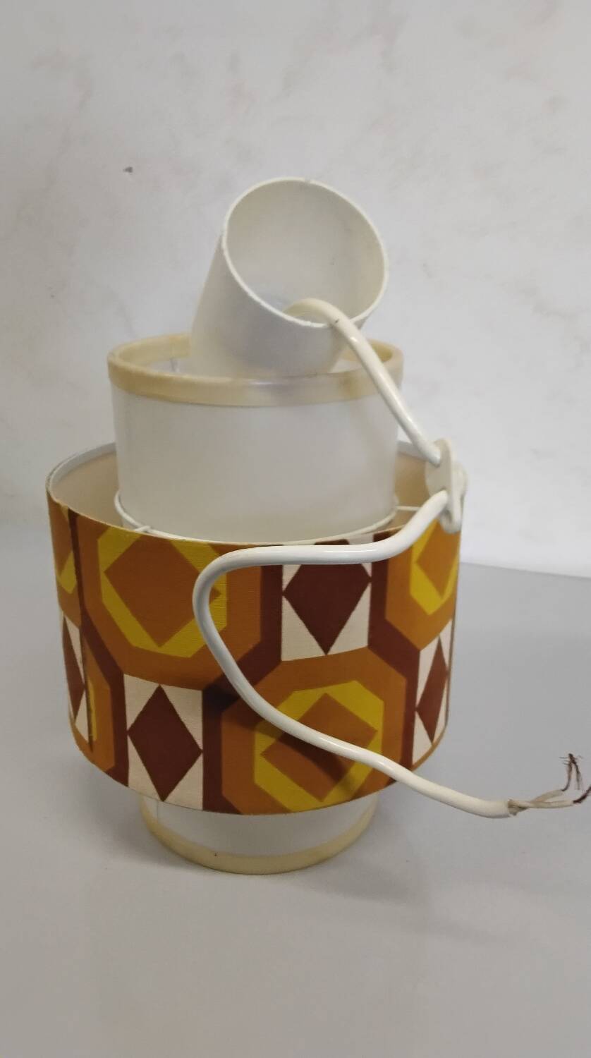 Pair of vintage 1970s chandeliers/pendant lights