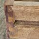 Pair of handcrafted walnut bedside tables from the 20th century.