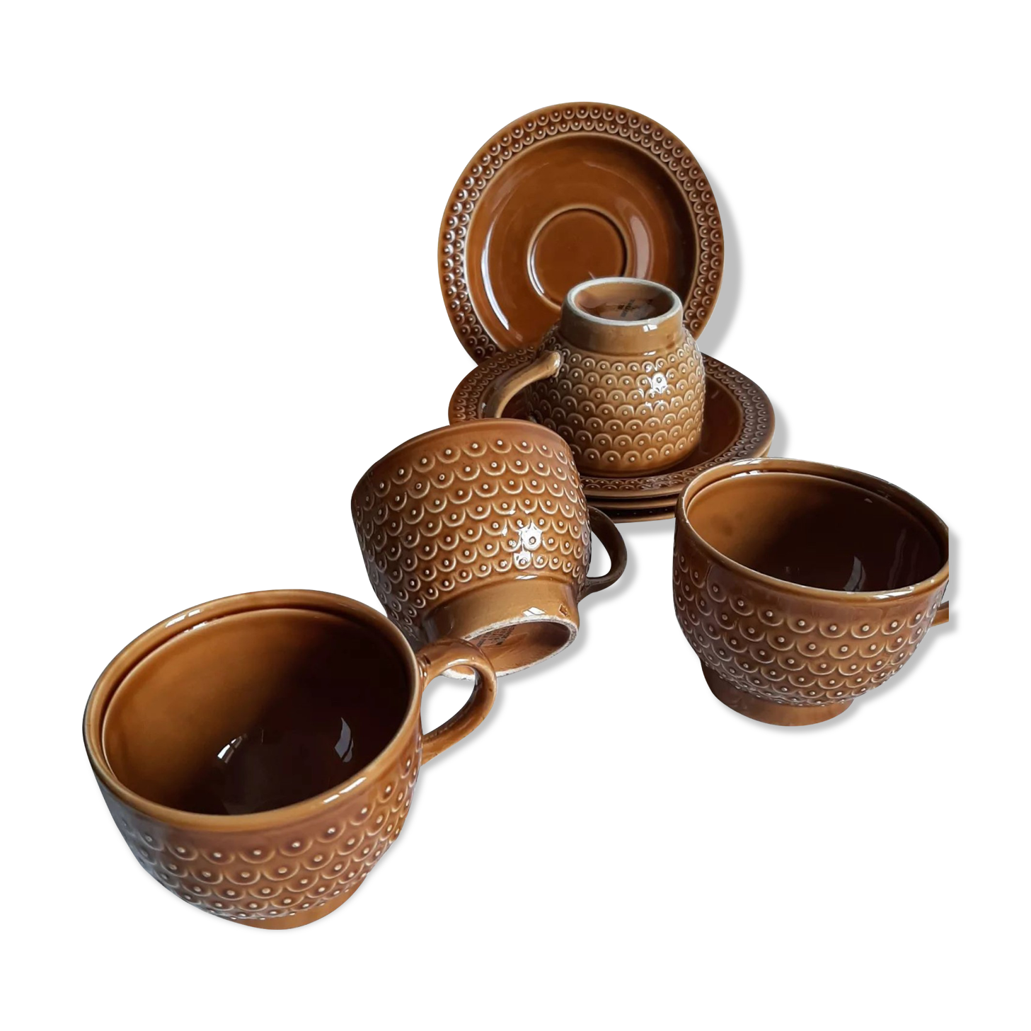 Vintage cups and saucers Pagnossin