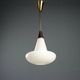 Vintage brass and glass pendant, Italian design, 1960s.
