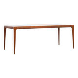 Midcentury Danish coffee table in teak by Johannes Andersen for Silkeborg 1960s