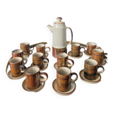 Stoneware coffee service