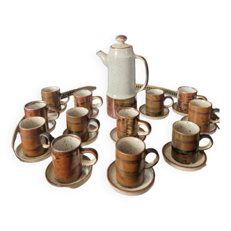 Stoneware coffee service