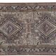 Vintage Turkish kilim handwoven 111x204 cm