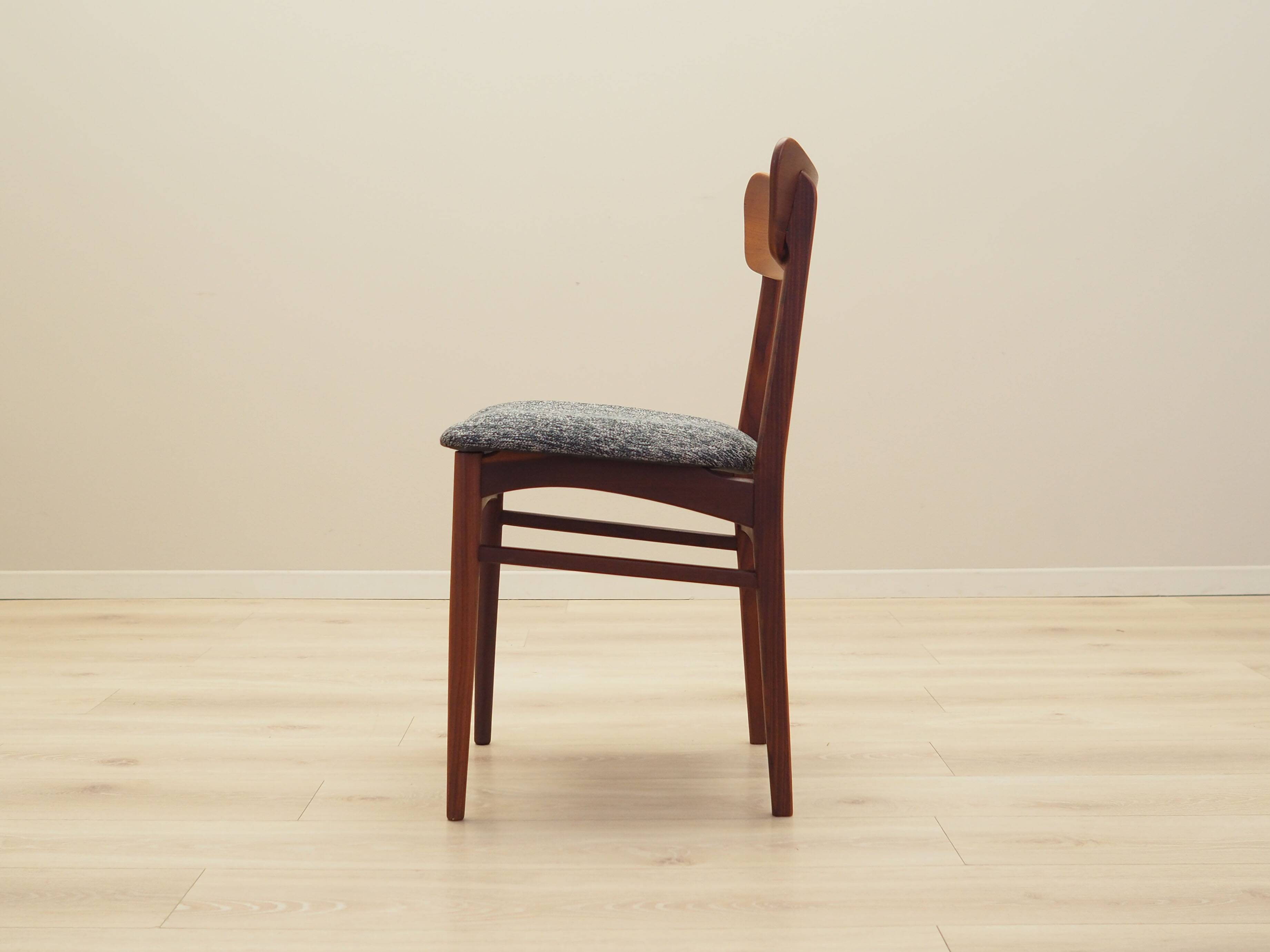 Set of four teak chairs, Danish design, 1970s, production: Denmark