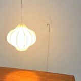 Modern mid-century Cocoon pendant lamp by Friedel Wauer for Goldkant Leuchten, 1960s.
