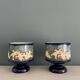 Deux cache-pots Thomas Sergent en majolique de Palissy