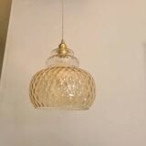 Vintage glass pendant light