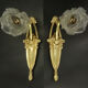 Pair of wall lamps period Art Deco style