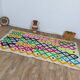 Handmade moroccan berber rug 245 x 133 cm