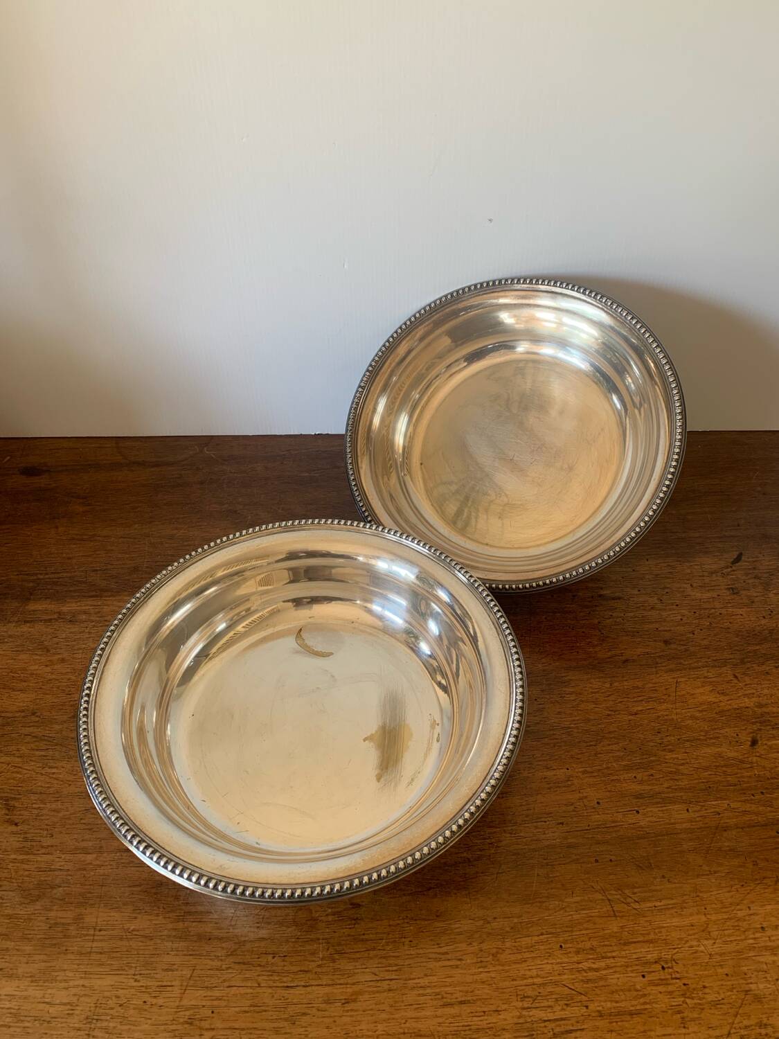 Plasait silver-plated vegetable dish